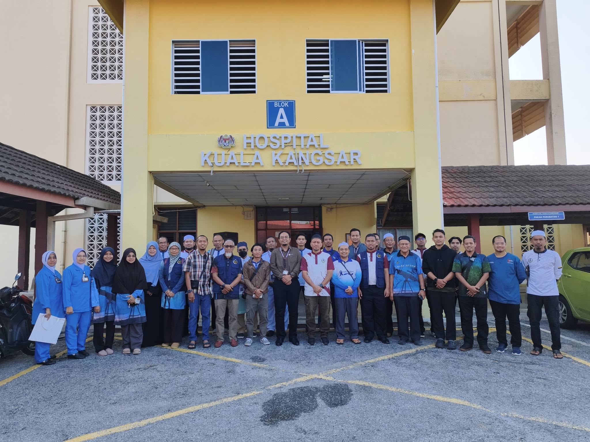 Program Tanggungjawab Sosial Korporat (CSR) Penandaan Arah Kiblat di Hospital Kuala Kangsar