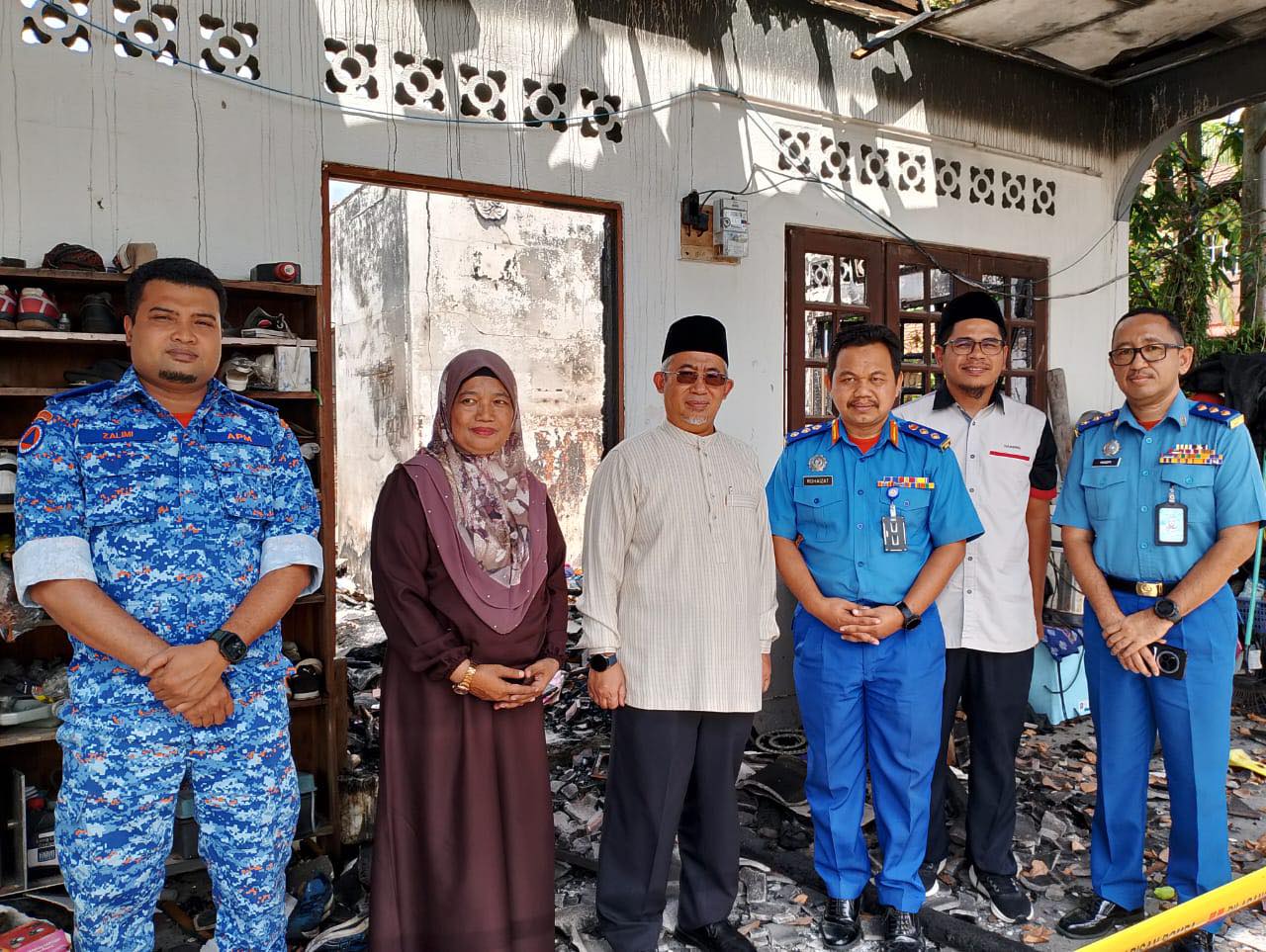 Timbalan Mufti Negeri Perak Ziarah Mangsa Kebakaran